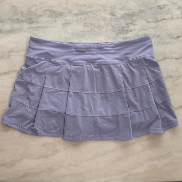 Lululemon Pace Rival Mid-Rise Skirt Lilac Smoke Size 10 - Picture 6 of 10